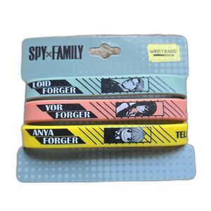 Spy X Family Forger Family Rubber Bracelet Set